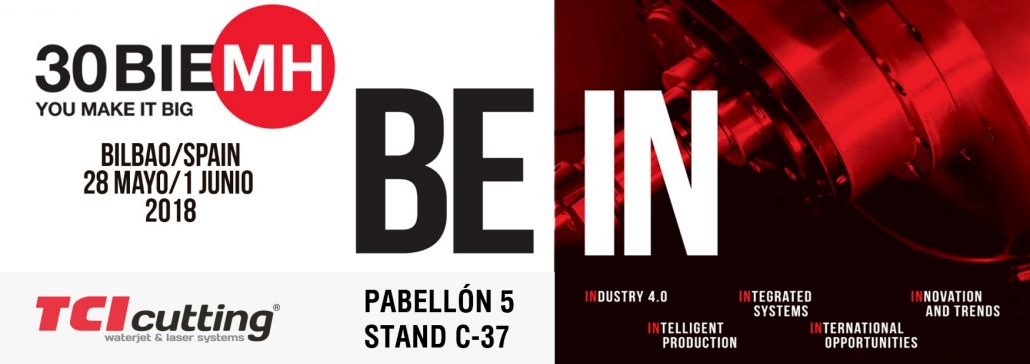 Banner BIEMH 2018 TCI Cutting pabellon 5 Stand c-37 BE-IN