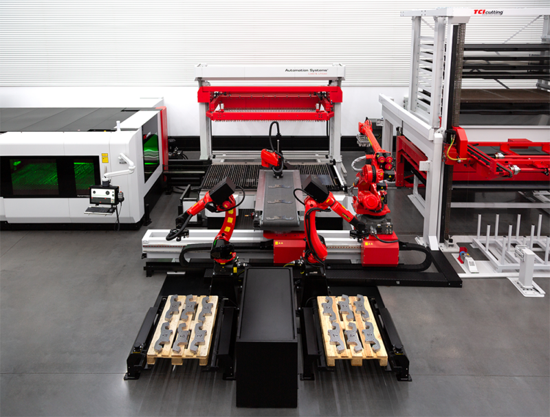 TCI Cutting - Automation Systems Smart Sorting