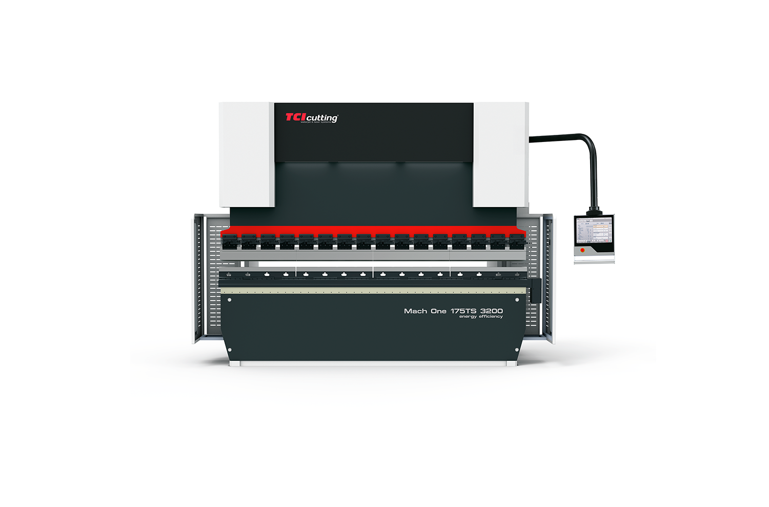 TCI Cutting Mach One TS press brake for precision sheet metal bending in industrial manufacturing